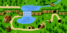 Thumbnail for a map of Tin Can Valley (In-Game Map) for the Game Boy game Donkey Kong GB: Dinky Kong & Dixie Kong.