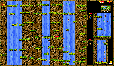 Thumbnail for a map of Tin Can Valley Rickety Rapids for the Game Boy game Donkey Kong GB: Dinky Kong & Dixie Kong.