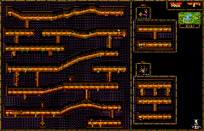 Thumbnail for a map of Tin Can Valley Ugly Ducting for the Game Boy game Donkey Kong GB: Dinky Kong & Dixie Kong.