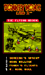 Thumbnail for a map of The Flying Krock (In-Game Map) for the Game Boy game Donkey Kong Land 2.