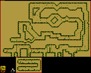 Thumbnail for a map of The Flying Krock Screech's Sprint for the Game Boy game Donkey Kong Land 2.
