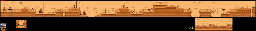Thumbnail for a map of Gangplank Galleon Gangplank Galley for the Game Boy game Donkey Kong Land 2.
