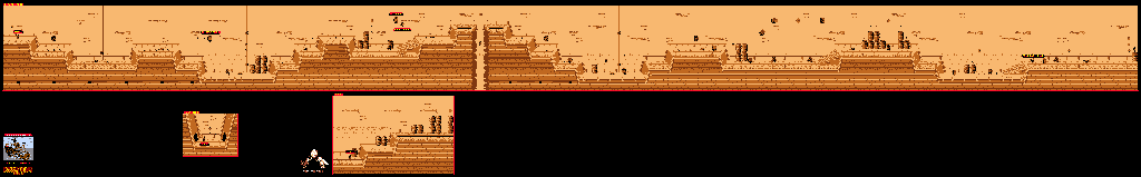 Thumbnail for a map of Gangplank Galleon Pirate Panic for the Game Boy game Donkey Kong Land 2.