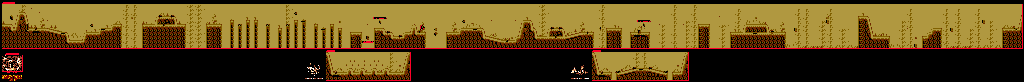 Thumbnail for a map of Gloomy Gulch Gusty Glade for the Game Boy game Donkey Kong Land 2.