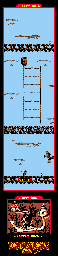 Thumbnail for a map of Gloomy Gulch Kreepy Krow for the Game Boy game Donkey Kong Land 2.