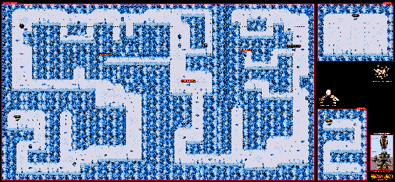 Thumbnail for a map of K. Rool's Keep Arctic Abyss for the Game Boy game Donkey Kong Land 2.