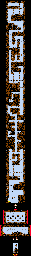 Thumbnail for a map of K. Rool's Keep Chain Link Chamber for the Game Boy game Donkey Kong Land 2.