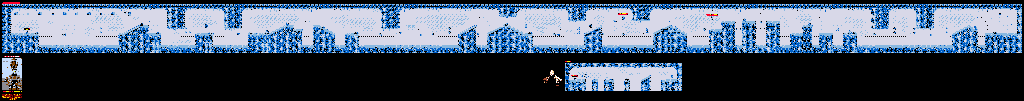 Thumbnail for a map of K. Rool's Keep Clapper's Cavern for the Game Boy game Donkey Kong Land 2.