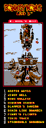 Thumbnail for a map of K. Rool's Keep (In-Game Map) for the Game Boy game Donkey Kong Land 2.
