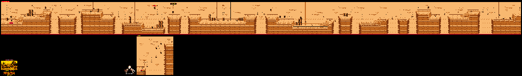 Thumbnail for a map of Krem Cauldron Rattle Battle for the Game Boy game Donkey Kong Land 2.
