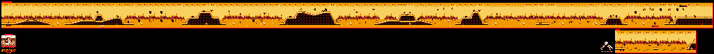 Thumbnail for a map of Lost World Fiery Furnace for the Game Boy game Donkey Kong Land 2.