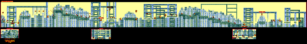 Thumbnail for a map of Big Ape City Construction Site Fight for the Game Boy game Donkey Kong Land.