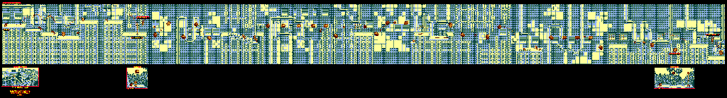 Thumbnail for a map of Big Ape City Fast Barrel Blast for the Game Boy game Donkey Kong Land.