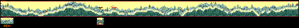 Thumbnail for a map of Gangplank Galleon Ahoy! Freezing Fun for the Game Boy game Donkey Kong Land.