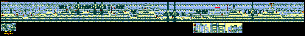 Thumbnail for a map of Kremlantis Swirlwind Storm for the Game Boy game Donkey Kong Land.