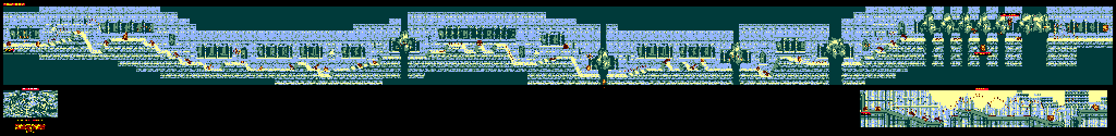 Thumbnail for a map of Kremlantis Tricky Temple for the Game Boy game Donkey Kong Land.