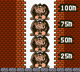 Thumbnail for a map of Stage 0 (Construction Site) for the Game Boy game Donkey Kong.