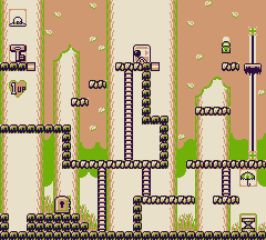 Thumbnail for a map of Stage 2 2-1 for the Game Boy game Donkey Kong.
