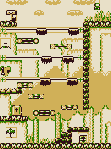 Thumbnail for a map of Stage 2 2-11 for the Game Boy game Donkey Kong.