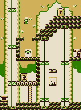 Thumbnail for a map of Stage 2 2-2 for the Game Boy game Donkey Kong.