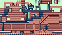 Thumbnail for a map of Stage 3 3-4 for the Game Boy game Donkey Kong.