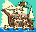 Thumbnail for a map of Stage 3 (Ship) for the Game Boy game Donkey Kong.