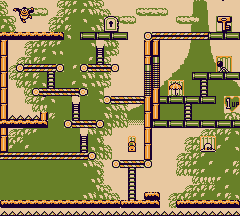 Thumbnail for a map of Stage 4 4-11 for the Game Boy game Donkey Kong.