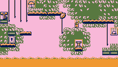 Thumbnail for a map of Stage 4 4-3 for the Game Boy game Donkey Kong.