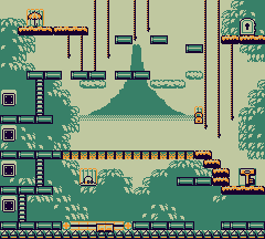Thumbnail for a map of Stage 4 4-6 for the Game Boy game Donkey Kong.