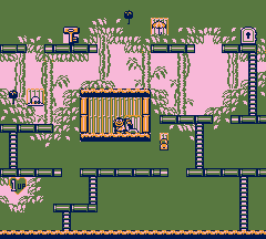 Thumbnail for a map of Stage 4 4-7 for the Game Boy game Donkey Kong.