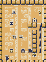 Thumbnail for a map of Stage 5 5-10 for the Game Boy game Donkey Kong.