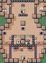 Thumbnail for a map of Stage 5 5-11 for the Game Boy game Donkey Kong.