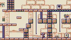 Thumbnail for a map of Stage 5 5-2 for the Game Boy game Donkey Kong.
