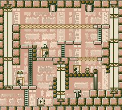 Thumbnail for a map of Stage 5 5-9 for the Game Boy game Donkey Kong.