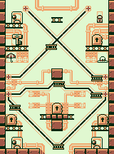 Thumbnail for a map of Stage 6 6-3 for the Game Boy game Donkey Kong.