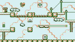 Thumbnail for a map of Stage 6 6-6 for the Game Boy game Donkey Kong.