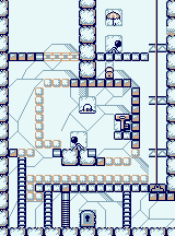 Thumbnail for a map of Stage 7 7-1 for the Game Boy game Donkey Kong.