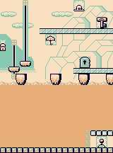 Thumbnail for a map of Stage 7 7-2 for the Game Boy game Donkey Kong.