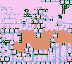 Thumbnail for a map of Stage 7 7-7 for the Game Boy game Donkey Kong.