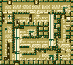 Thumbnail for a map of Stage 8 8-6 for the Game Boy game Donkey Kong.