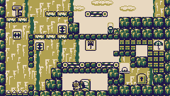 Thumbnail for a map of Stage 8 8-7 for the Game Boy game Donkey Kong.