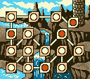 Thumbnail for a map of Stage 8 (Rocky Valley) for the Game Boy game Donkey Kong.