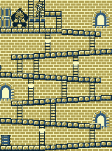 Thumbnail for a map of Stage 9 9-5 for the Game Boy game Donkey Kong.