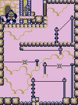 Thumbnail for a map of Stage 9 9-6 for the Game Boy game Donkey Kong.