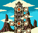 Thumbnail for a map of Stage 9 (Tower) for the Game Boy game Donkey Kong.