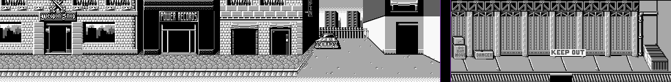 Thumbnail for a map of Mission 1: America for the Game Boy game Double Dragon 3.