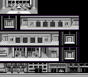 Thumbnail for a map of Mission 3 for the Game Boy game Double Dragon II.