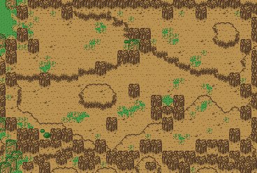 Thumbnail for a map of Map 02 for the Game Boy game Dragon Ball Z: Legendary Super Warriors.