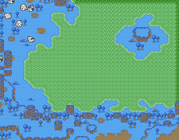 Thumbnail for a map of Map 03 for the Game Boy game Dragon Ball Z: Legendary Super Warriors.