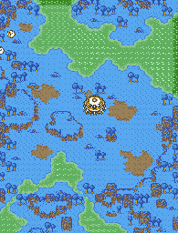 Thumbnail for a map of Map 04 for the Game Boy game Dragon Ball Z: Legendary Super Warriors.